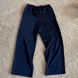 Navy silk like pants